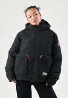 SPRAYGROUND Giubbotto MONOGRAM PUFFER JACKET nero per uomo e donna SP983 . SPRAYGROUND 