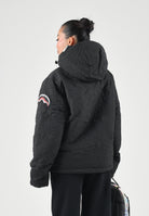SPRAYGROUND Giubbotto MONOGRAM PUFFER JACKET nero per uomo e donna SP983 . SPRAYGROUND 