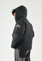 SPRAYGROUND Giubbotto MONOGRAM PUFFER JACKET nero per uomo e donna SP983 . SPRAYGROUND 