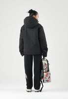 SPRAYGROUND Giubbotto MONOGRAM PUFFER JACKET nero per uomo e donna SP983 . SPRAYGROUND 