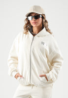 SPRAYGROUND Felpa con zip panna  per uomo e donna con cappuccio e tasche laterali. SP997GIVO . SPRAYGROUND 