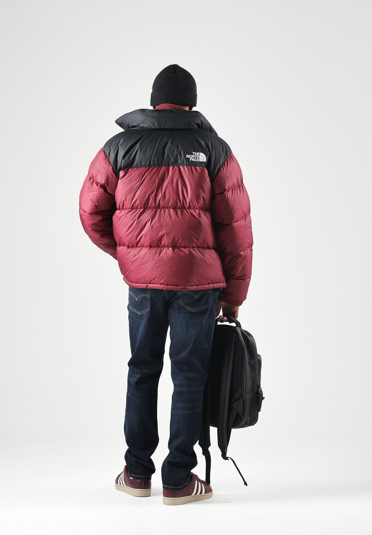 THE NORTH FACE Piumino 1996 RETRO NUPTSE burgundy bordeaux per uomo e donna NF0A3C8DRH11 . THE NORTH FACE 