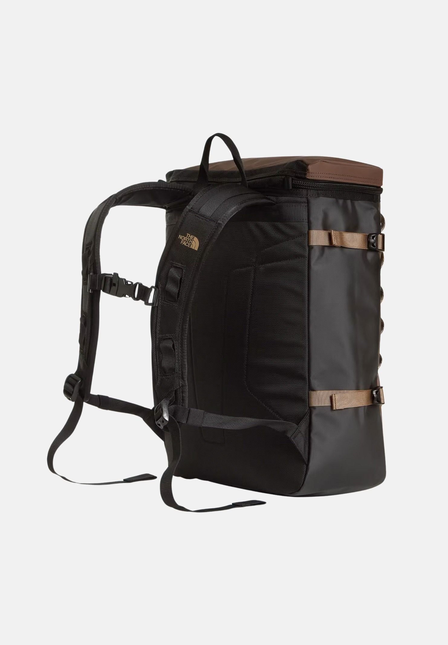 THE NORTH FACE Zaino BASE CAMP FUSE BOX marrone e nero per uomo e donna  con struttura squadrata NF0A3KVRXE71 . THE NORTH FACE 