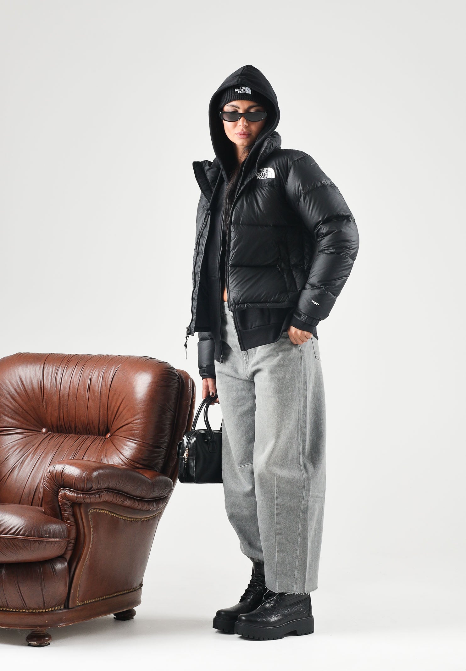 THE NORTH FACE Piumino WOMEN'S 1996 RETRO NUPTSE nero da donna NF0A3XEOGOF1 . THE NORTH FACE 