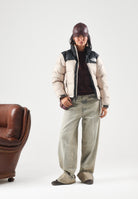 THE NORTH FACE Piumino 1996 RETRO NUPTSE beige-tortora da donna NF0A3XEOPC71 . THE NORTH FACE 