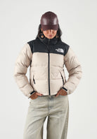 THE NORTH FACE Piumino 1996 RETRO NUPTSE beige-tortora da donna NF0A3XEOPC71 . THE NORTH FACE 
