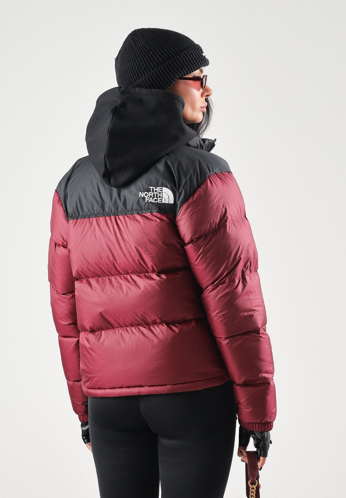 THE NORTH FACE Piumino WOMEN'S 1996 RETRO NUPTSE burgundy-rosso bordeaux da donna NF0A3XEORH11 . THE NORTH FACE 