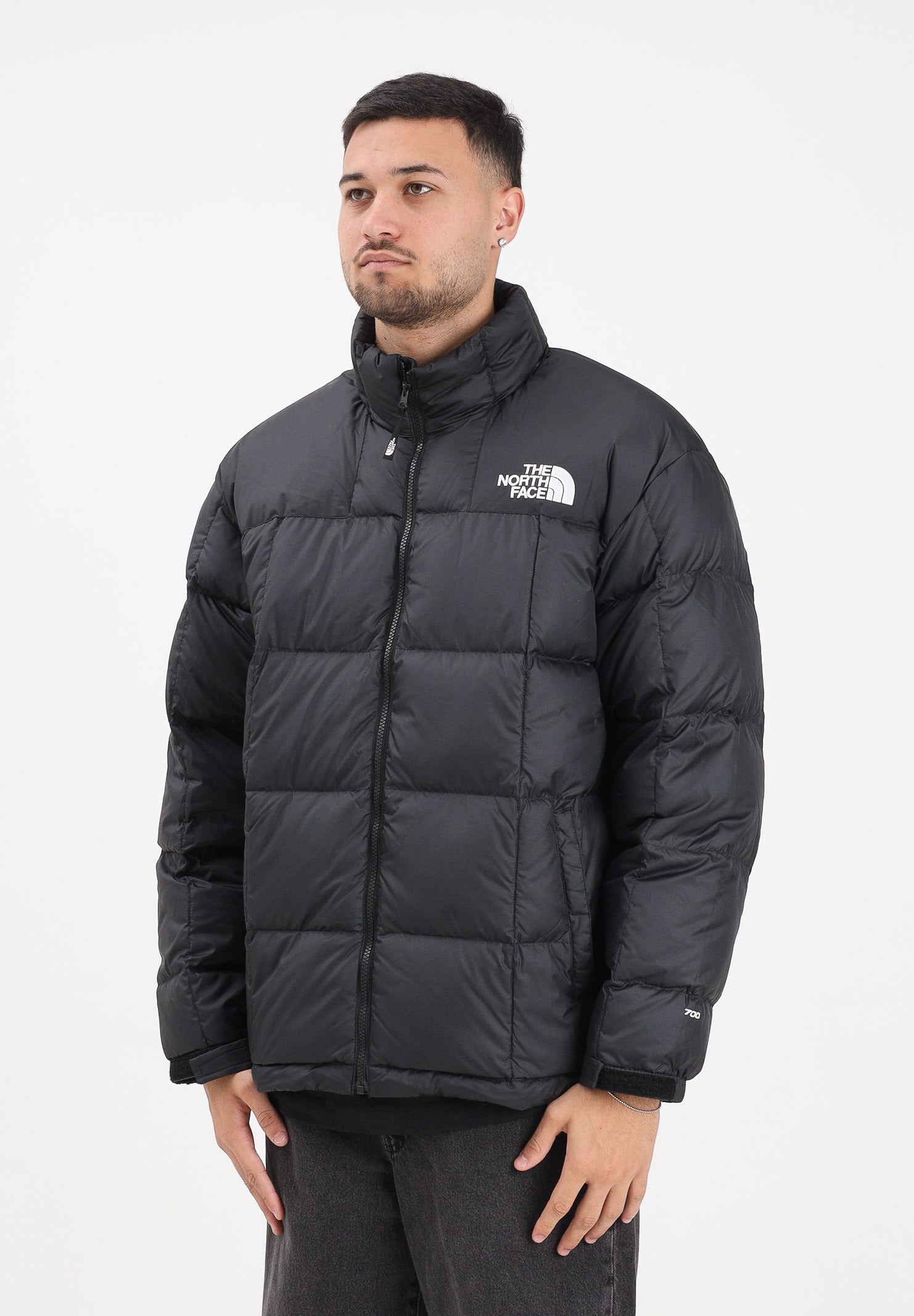THE NORTH FACE Piumino Lhotse nero da uomo NF0A3Y23GOE1 . THE NORTH FACE 