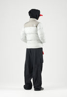 THE NORTH FACE Piumino SAIKURU bianco e beige per uomo e donna con imbottitura sintetica NF0A853IP481 . THE NORTH FACE 