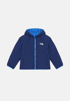 THE NORTH FACE Piumino reversibile PERRITO blu per bambino e bambina con cappuccio, imbottitura sintetica NF0A88VJNLQ1 . THE NORTH FACE 