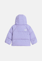 THE NORTH FACE Piumino BABY NORTH DOWN FLEECE-LINED JACKET Pale Plum lilla chiaro per  neonata, con imbottitura naturale in piumino riciclato, fodera interna in pile, cappuccio fisso con orecchie da orsetto, zip frontale integrale, trapuntatura orizz NF0A88W2NO51 . THE NORTH FACE 