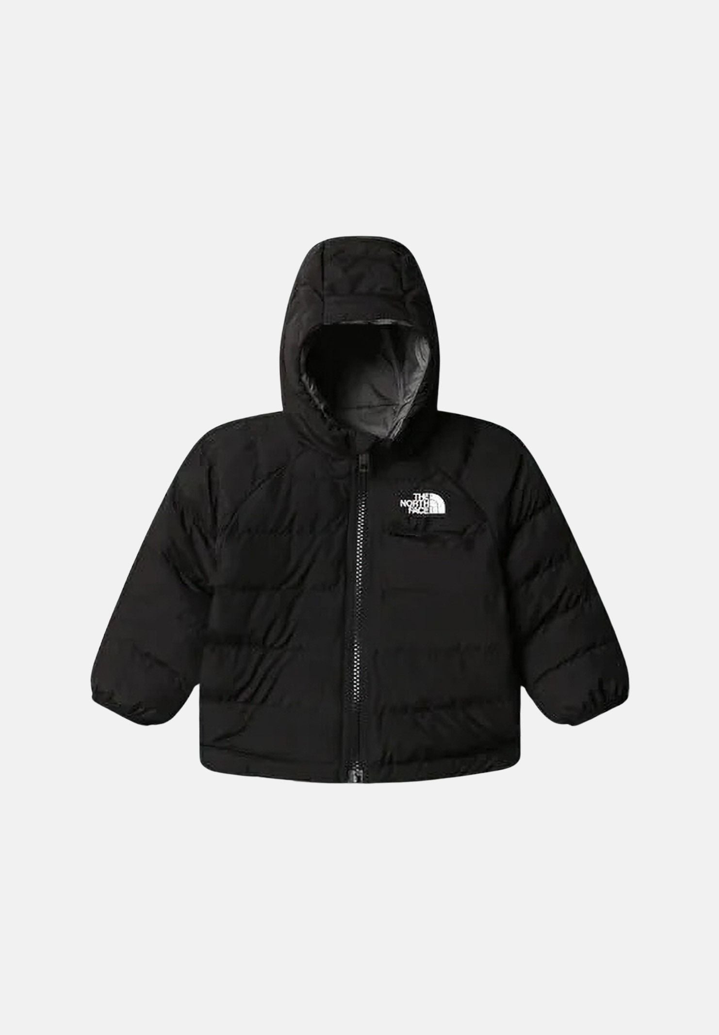 THE NORTH FACE Piumino reversibile Perrito nero e grigio da neonato NF0A88W3WOO1 . THE NORTH FACE 