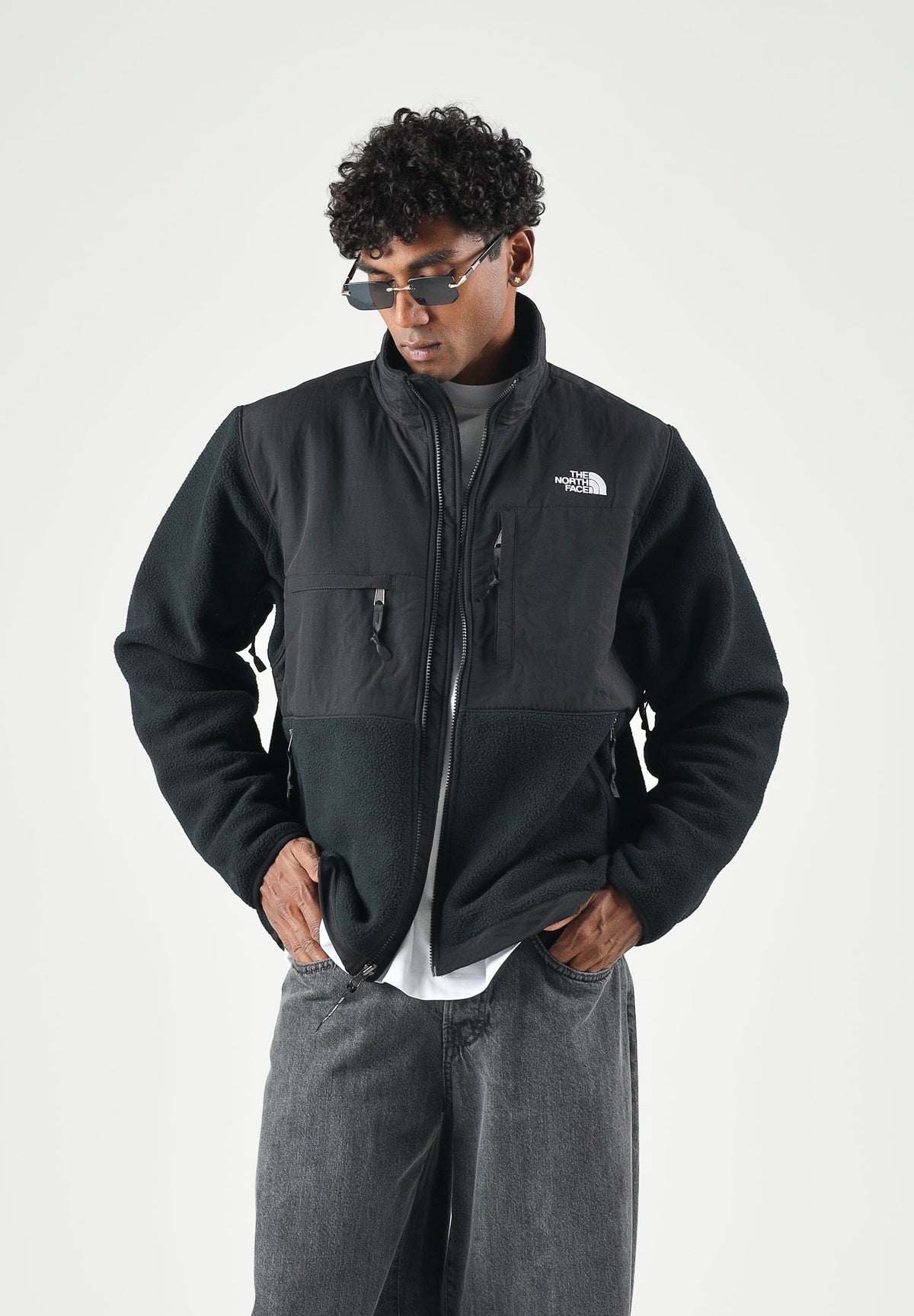 THE NORTH FACE Giacca a vento  RETRO DENALI JACKET TNF nero da uomo NF0A88XHJK31 . THE NORTH FACE 