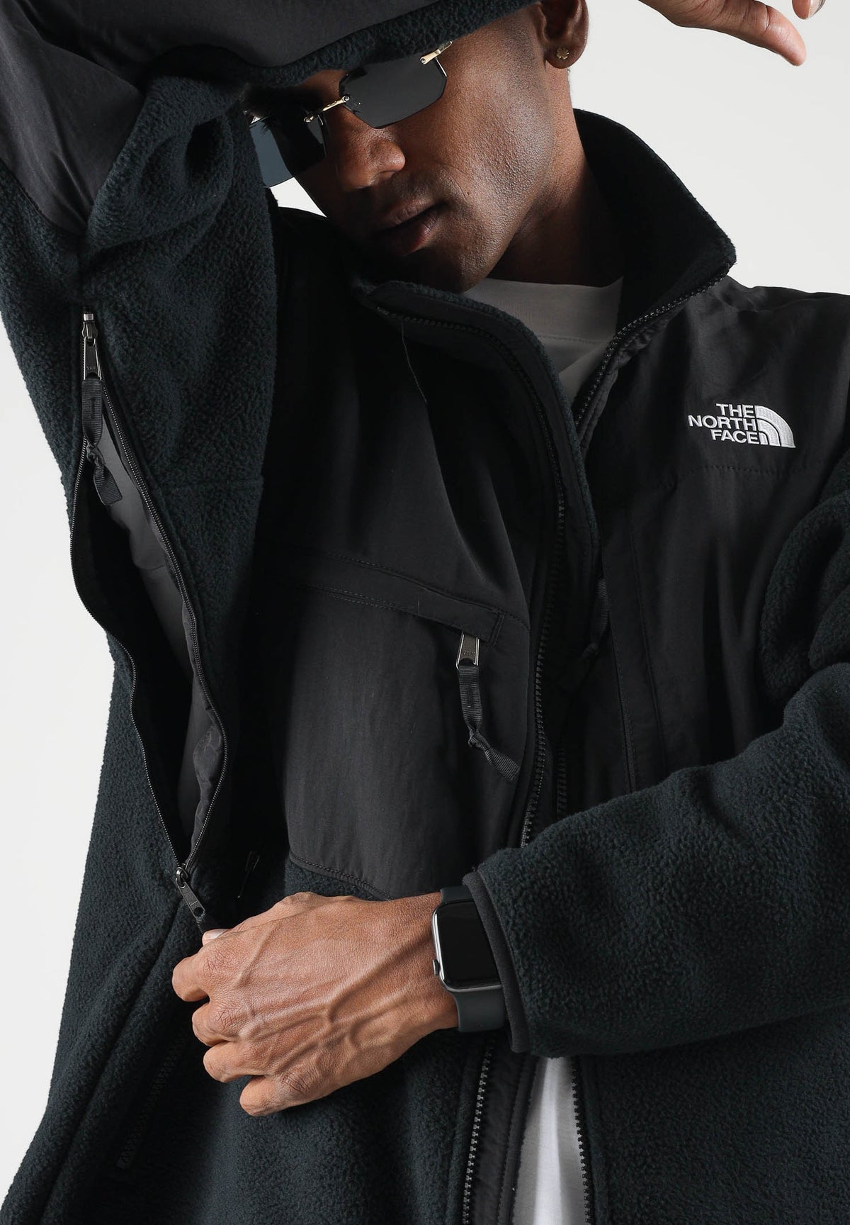 THE NORTH FACE Giacca a vento  RETRO DENALI JACKET TNF nero da uomo NF0A88XHJK31 . THE NORTH FACE 