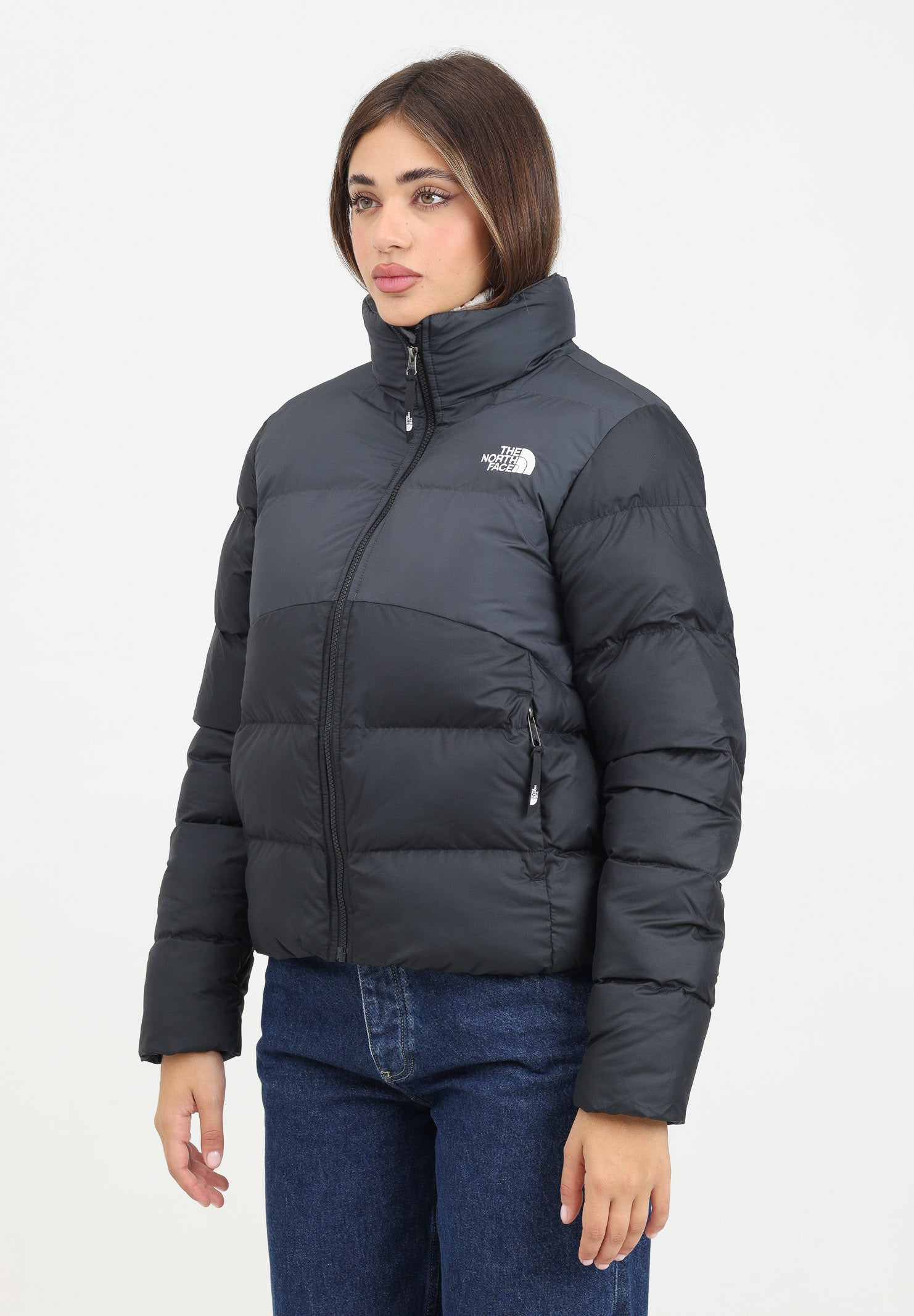 THE NORTH FACE Piumino Saikuru nero da donna NF0A89JDKT01 . THE NORTH FACE 