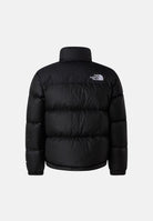 THE NORTH FACE Piumino NUPTSE nero per bambino e bambina con imbottitura in piuma d'oca e collo alto protettivo. NF0A8A4CGOG1 . THE NORTH FACE 
