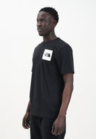THE NORTH FACE T-shirt a manica corta Fine nera da uomo NF0A8A6MJK31 . THE NORTH FACE 