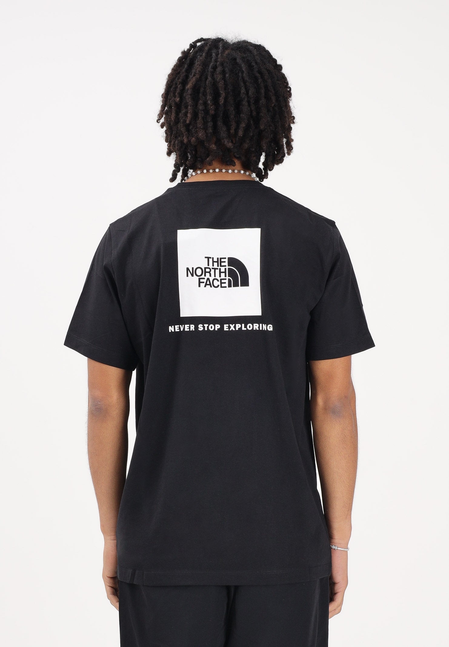 THE NORTH FACE T-shirt a manica corta Evolution NSE Box Regular nera da uomo NF0A8B6KKY41 . THE NORTH FACE 