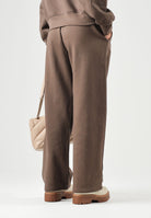 THE NORTH FACE Pantaloni SIMPLE DOME PANT marroni da donna con elastico in vita e polsini alle caviglie. NF0A8CWD1OI1 . THE NORTH FACE 