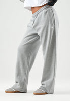 THE NORTH FACE Pantaloni SIMPLE DOME PANT grigio chiaro da donna con elastico in vita e polsini alle caviglie. NF0A8CWDCQO1 . THE NORTH FACE 