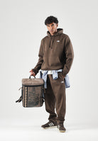 THE NORTH FACE Felpa con cappuccio EVOLUTION SIMPLE DOME REGULAR HOODIE marrone castagna per uomo NF0A8CWMNMF1 . THE NORTH FACE 