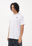 THE NORTH FACE T-shirt a manica corta Evolution Simple Dome Regular bianca da uomo NF0A8CZ2FN41 . THE NORTH FACE 