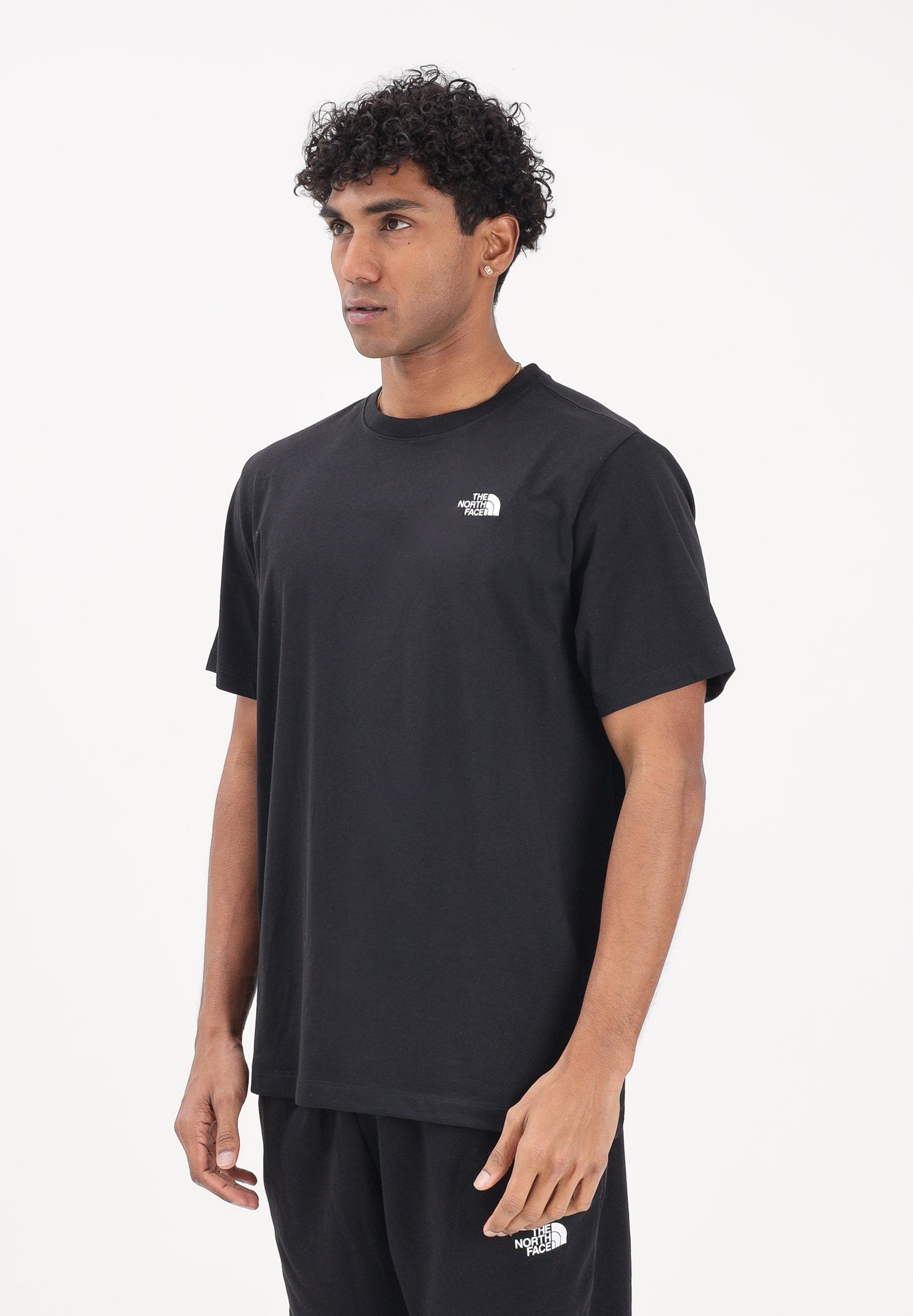 THE NORTH FACE T-shirt a manica corta Evolution Simple Dome Regular nera da uomo NF0A8CZ2JK31 . THE NORTH FACE 