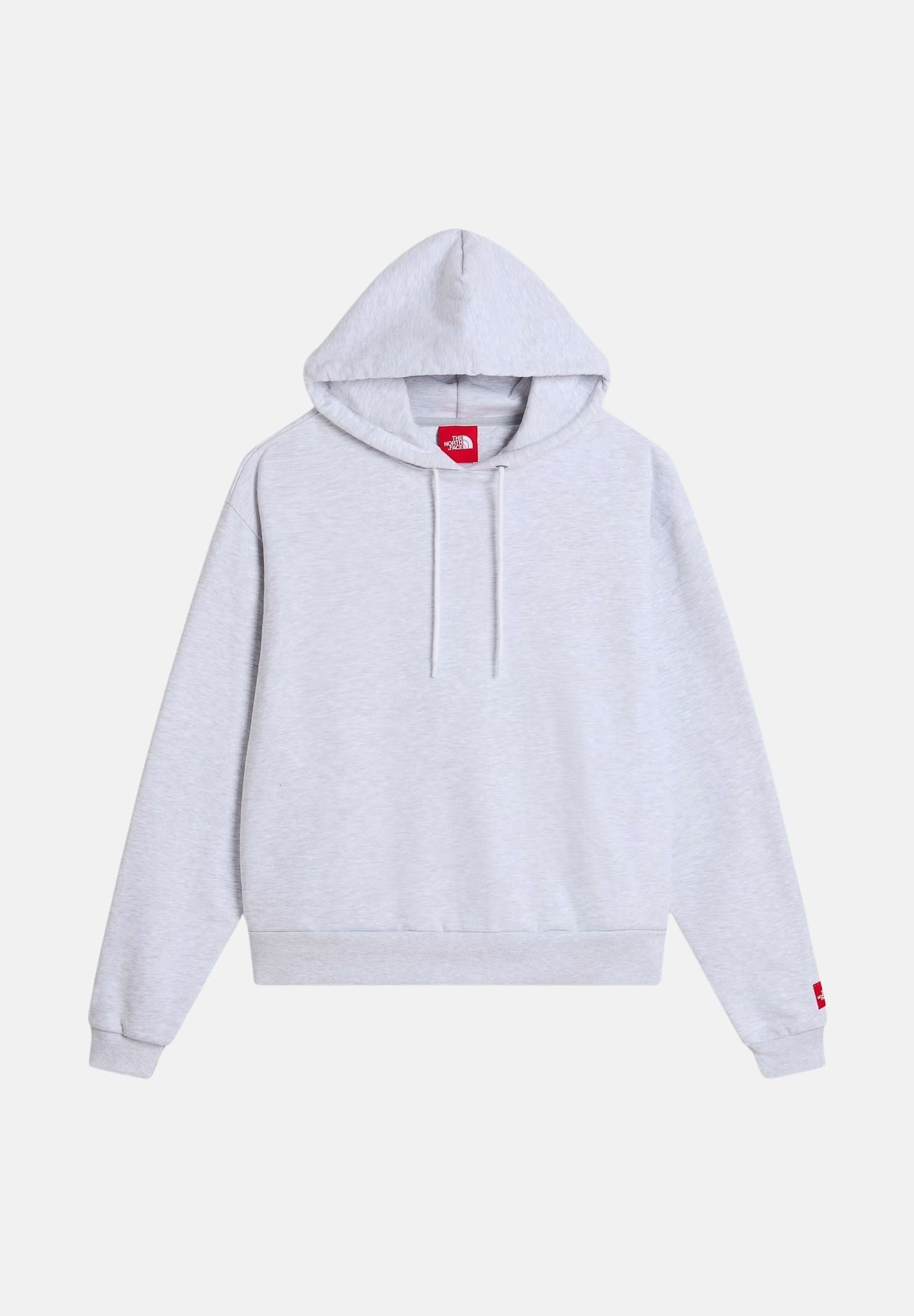 THE NORTH FACE Felpa con cappuccio FINE HOODIE grigio da uomo con tasca a marsupio frontale. NF0A8EFZE041 . THE NORTH FACE 