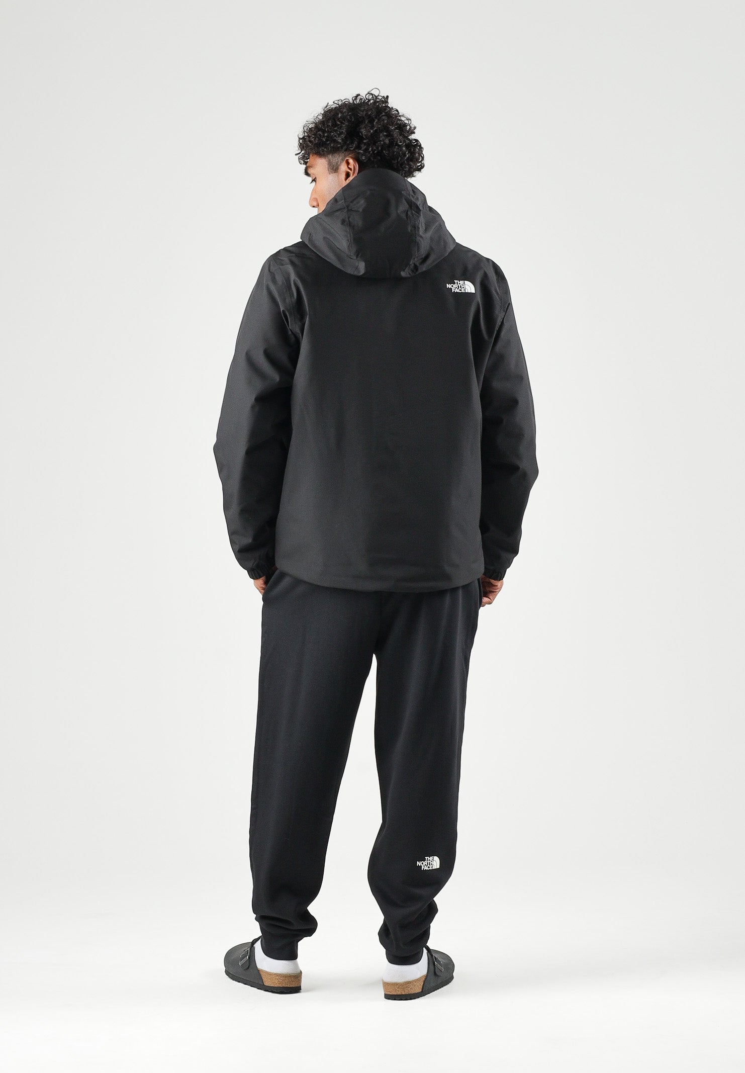 THE NORTH FACE Giacca a vento ANTORA JACKET nera da uomo con cappuccio e chiusura a zip intera. NF0A8G0TJK31 . THE NORTH FACE 
