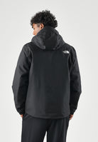 THE NORTH FACE Giacca a vento ANTORA JACKET nera da uomo con cappuccio e chiusura a zip intera. NF0A8G0TJK31 . THE NORTH FACE 