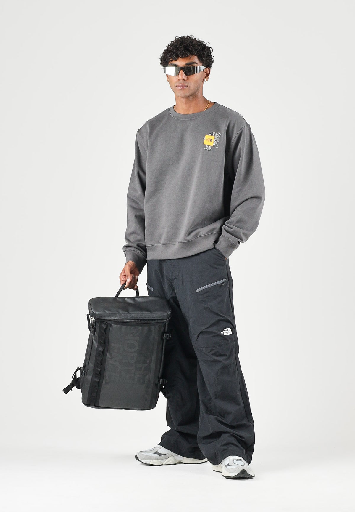 THE NORTH FACE Pantaloni Unisex NSE BELTED PANTS in Nylon Nero<BR/> NF0A8G95JK31 . THE NORTH FACE 