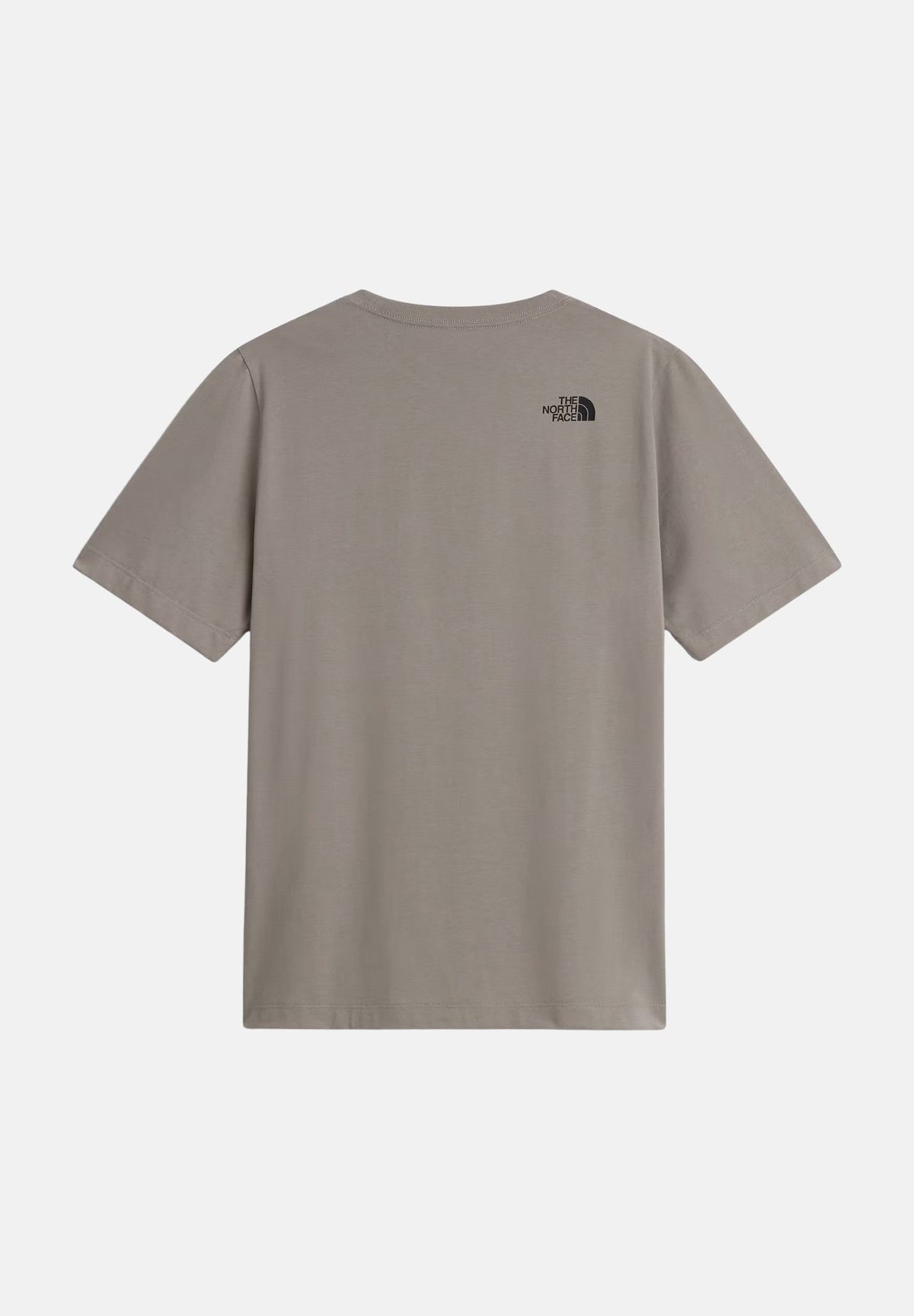 THE NORTH FACE T-shirt manica corta SIMPLE DOME T-SHIRT beige da uomo con piccolo logo stampato sul petto. NF0A8G9C2MB1 . THE NORTH FACE 