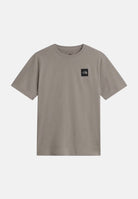 THE NORTH FACE T-shirt manica corta SIMPLE DOME T-SHIRT beige da uomo con piccolo logo stampato sul petto. NF0A8G9C2MB1 . THE NORTH FACE 