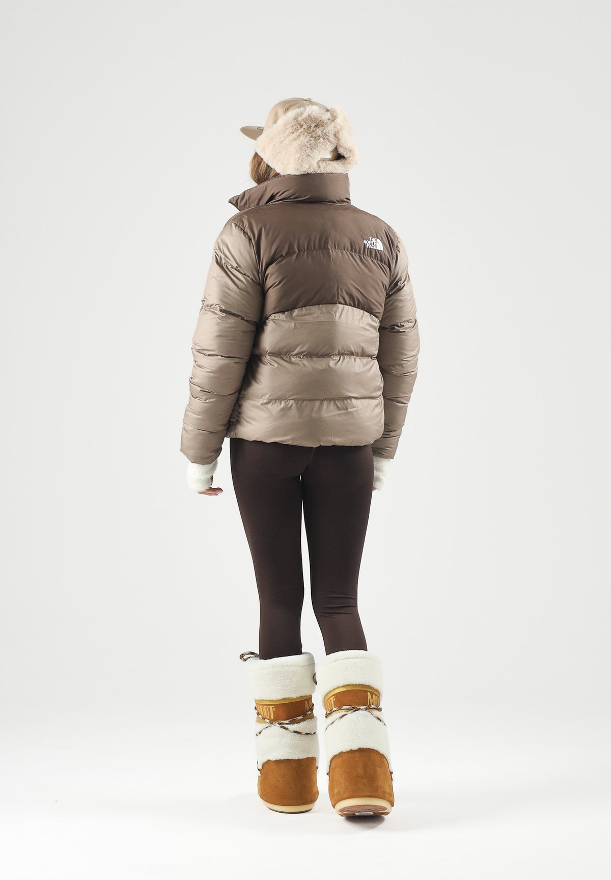 THE NORTH FACE Piumino SAIKURU marrone taupe da donna NF0A8GCBT061 . THE NORTH FACE 
