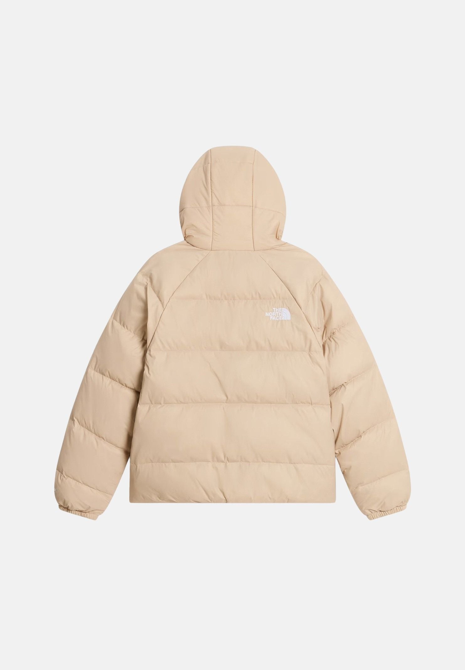 THE NORTH FACE Piumino HYDRENALITE DOWN HOODED beige da bambina con cappuccio fisso e trapuntatura termica. NF0A8H3WN7J1 . THE NORTH FACE 