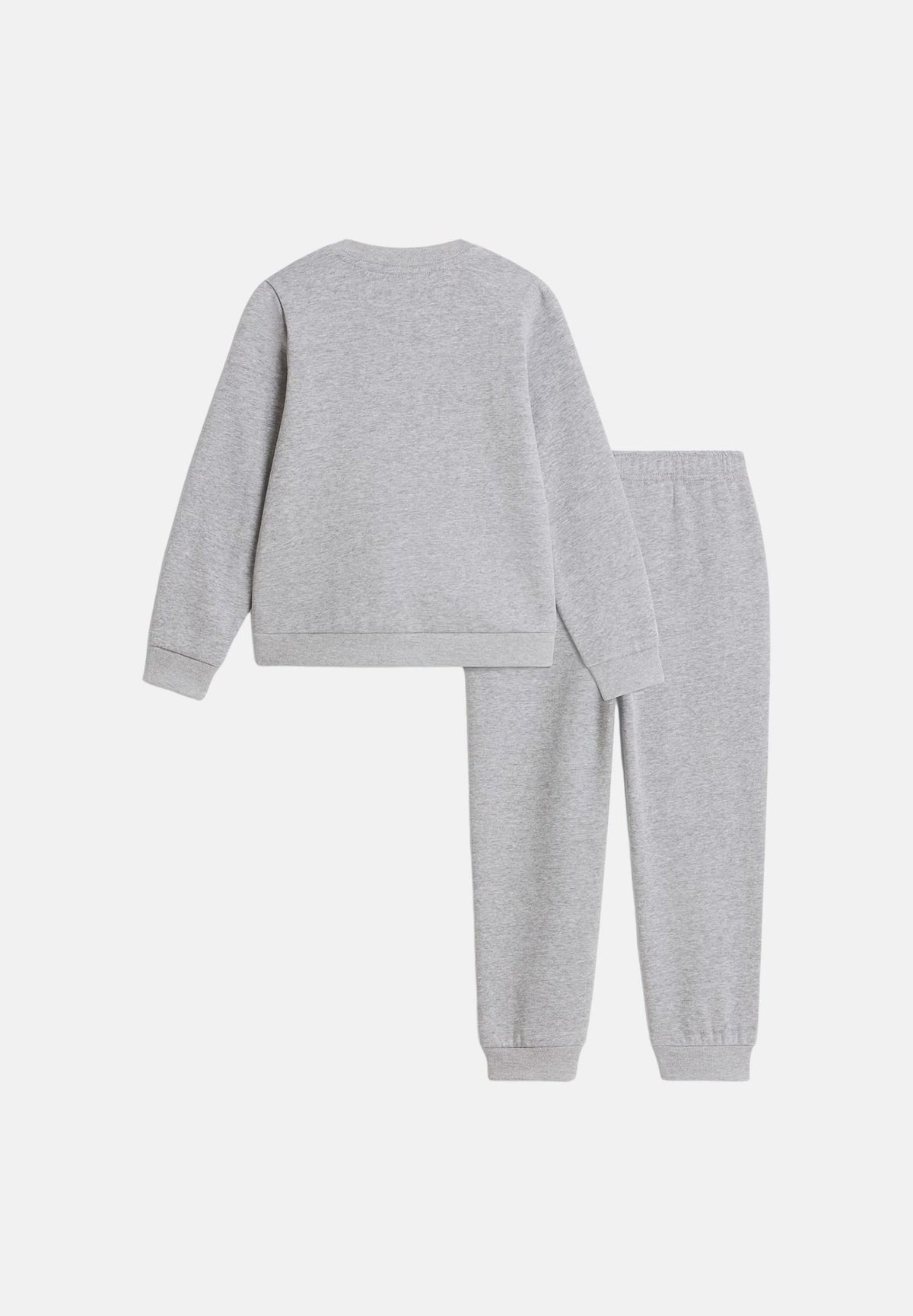 THE NORTH FACE Tuta SIMPLE DOME grigio chiaro per bambino e bambina  con felpa girocollo e pantalone coordinato. NF0A8H5CCQO1 . THE NORTH FACE 