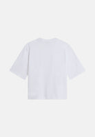 THE NORTH FACE T-shirt manica corta  SIMPLE DOME bianca da donna con piccolo logo stampato sul petto. NF0A8H71FN41 . THE NORTH FACE 