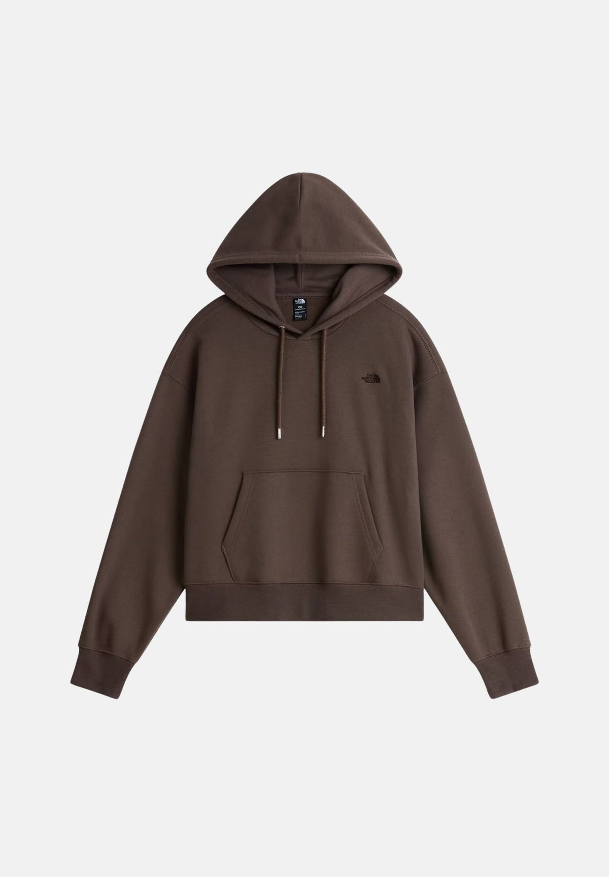 THE NORTH FACE Felpa con cappuccio SIMPLE DOME HOODIE marrone da donna con tasca a marsupio frontale. NF0A8HBX1OI1 . THE NORTH FACE 