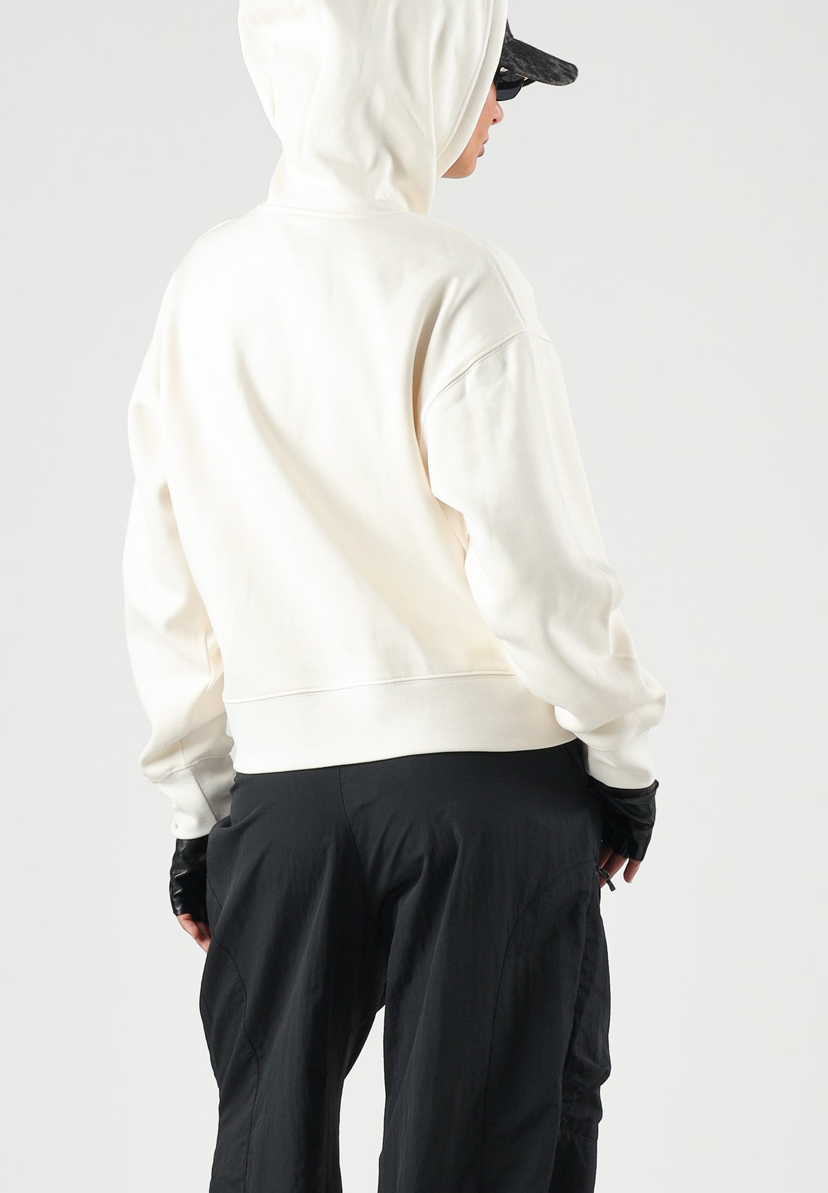 THE NORTH FACE Felpa con cappuccio SIMPLE DOME HOODIE bianco da donna con tasca a marsupio frontale. NF0A8HBX3IE1 . THE NORTH FACE 