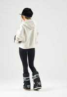 THE NORTH FACE Felpa con cappuccio SIMPLE DOME HOODIE bianco panna da donna con tasca a marsupio frontale. NF0A8HBX3IE1 . THE NORTH FACE 
