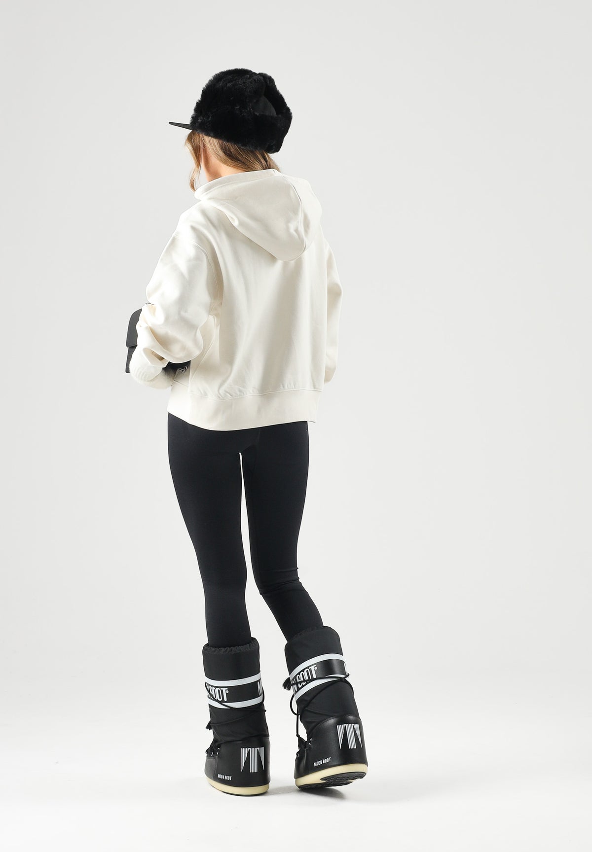 THE NORTH FACE Felpa con cappuccio SIMPLE DOME HOODIE bianco panna da donna con tasca a marsupio frontale. NF0A8HBX3IE1 . THE NORTH FACE 