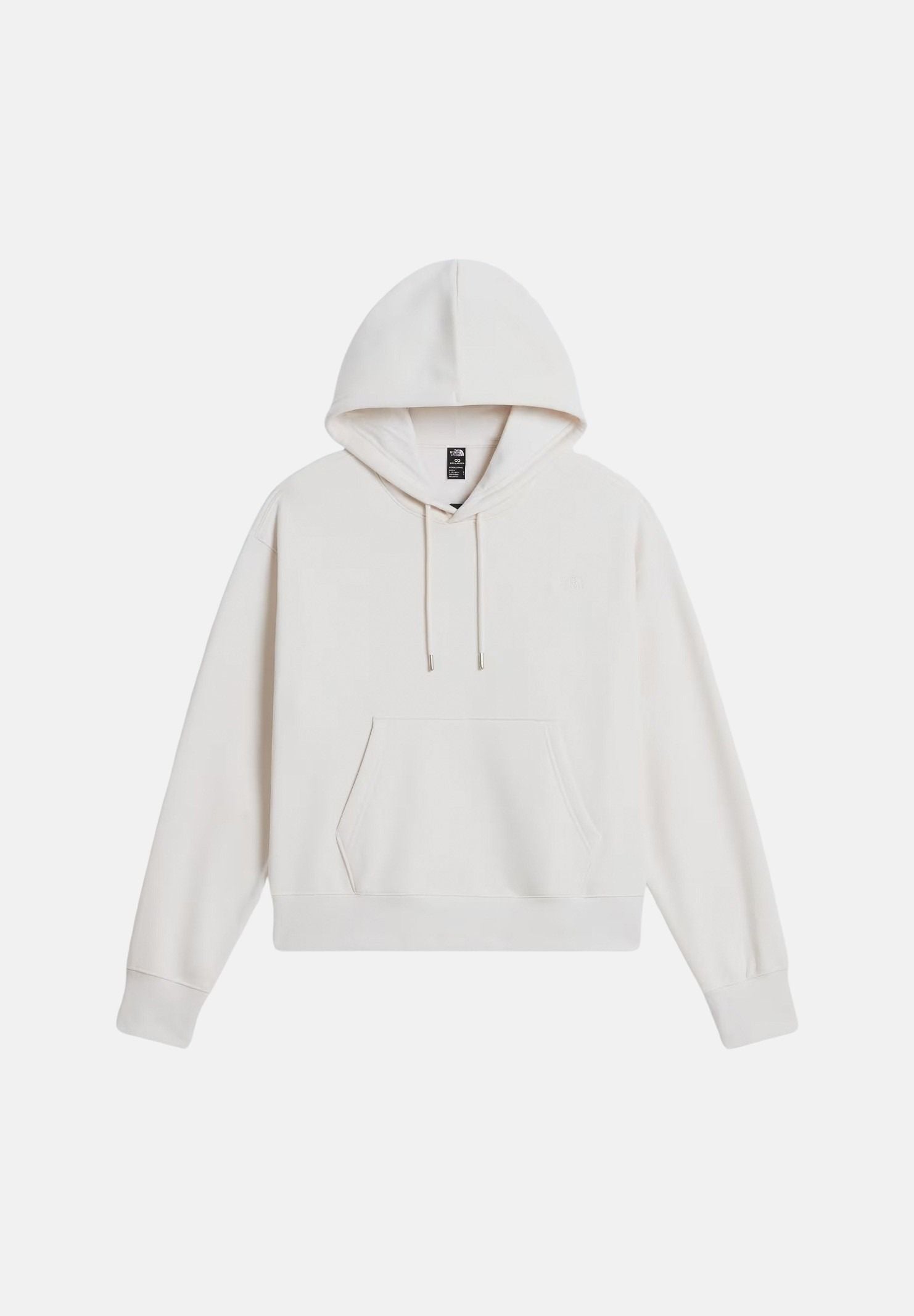 THE NORTH FACE Felpa con cappuccio SIMPLE DOME HOODIE bianco da donna con tasca a marsupio frontale. NF0A8HBX3IE1 . THE NORTH FACE 