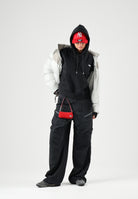 THE NORTH FACE Felpa con cappuccio SIMPLE DOME HOODIE nero da donna con tasca a marsupio frontale. NF0A8HBXJK31 . THE NORTH FACE 