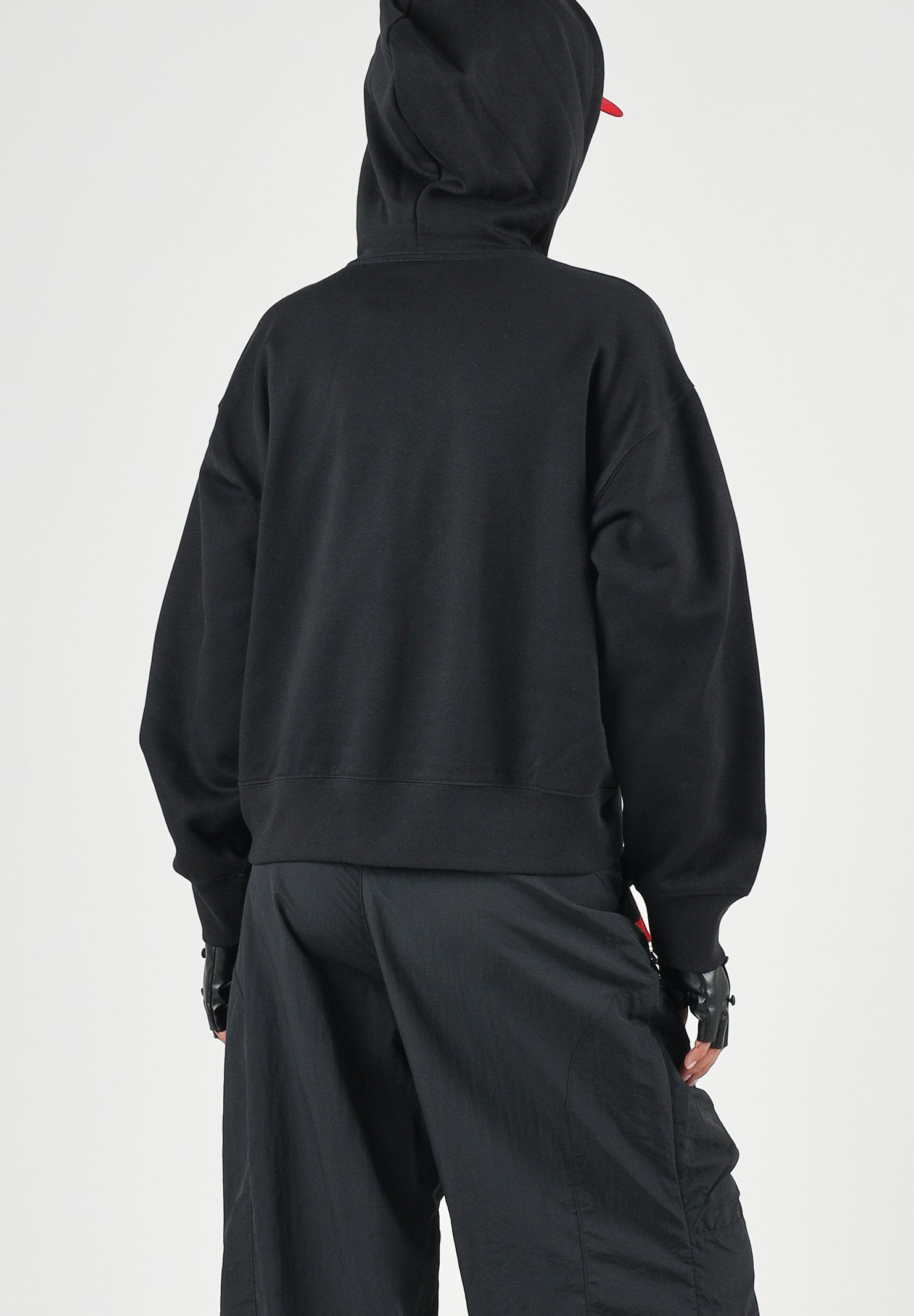 THE NORTH FACE Felpa con cappuccio SIMPLE DOME HOODIE nero da donna con tasca a marsupio frontale. NF0A8HBXJK31 . THE NORTH FACE 