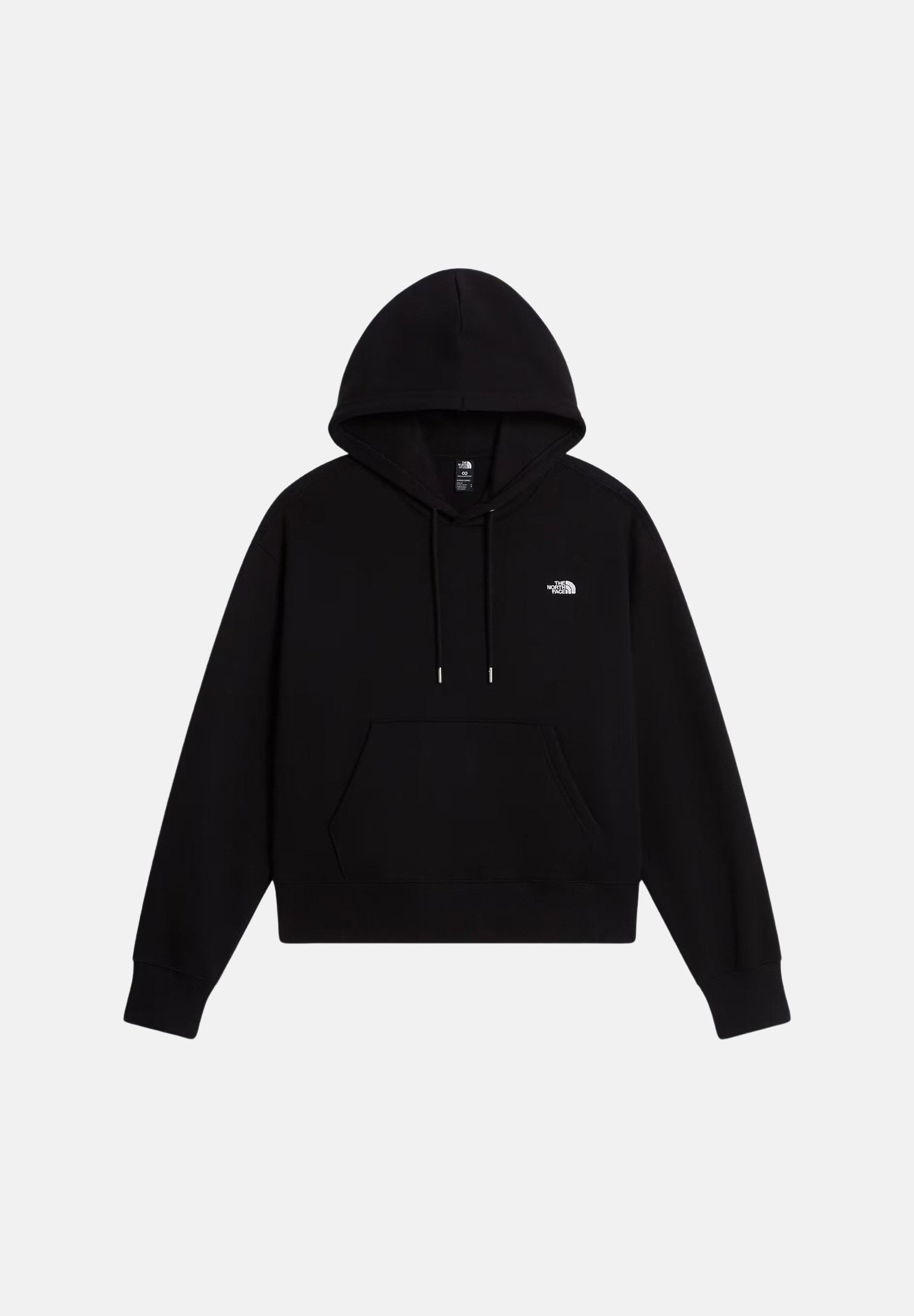 THE NORTH FACE Felpa con cappuccio SIMPLE DOME HOODIE nero da donna con tasca a marsupio frontale. NF0A8HBXJK31 . THE NORTH FACE 