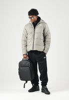 THE NORTH FACE Piumino NSE HOODED MASK beige tortora da uomo NF0A8J6C2MB1 . THE NORTH FACE 