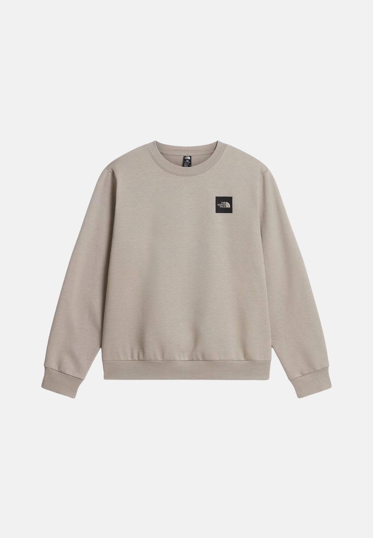 THE NORTH FACE Felpa girocollo SIMPLE DOME CREW beige da uomo piccolo logo sul petto. NF0A8JAY2MB1 . THE NORTH FACE 