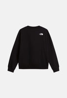 THE NORTH FACE Felpa girocollo SIMPLE DOME CREW nero per uomo e donna con  piccolo logo ricamato. NF0A8JAYJK31 . THE NORTH FACE 