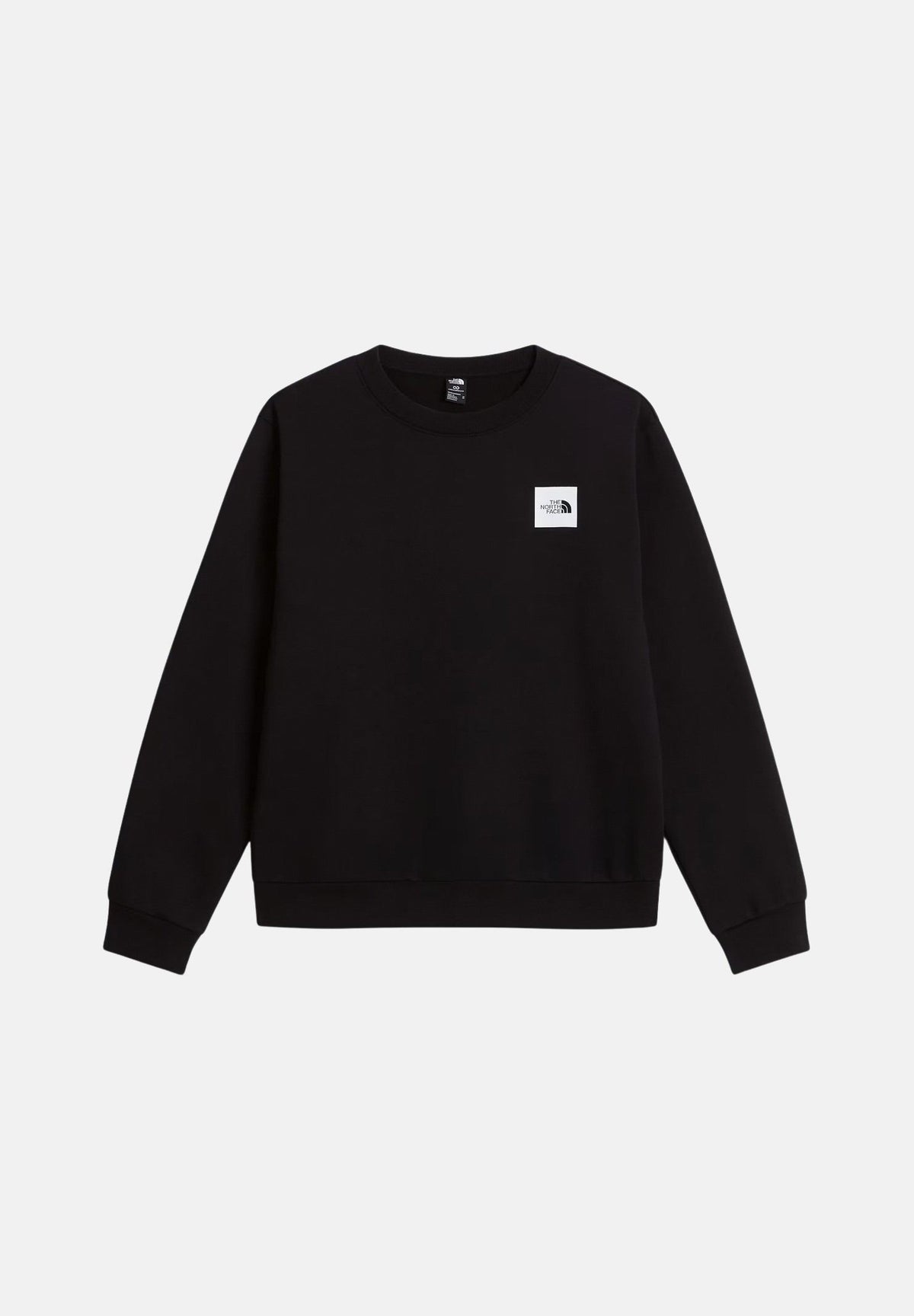 THE NORTH FACE Felpa girocollo SIMPLE DOME CREW nero per uomo e donna con  piccolo logo ricamato. NF0A8JAYJK31 . THE NORTH FACE 