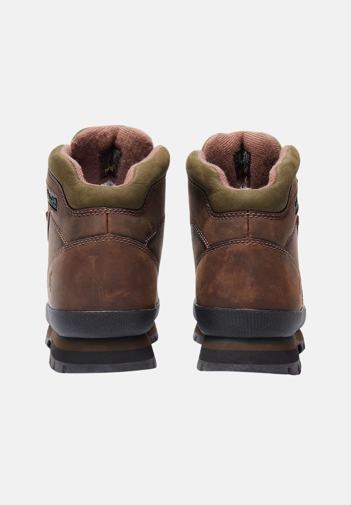 TIMBERLAND Stivaletti EURO HIKER marroni da uomo con tomaia in pelle, allacciatura con ganci metallici TB0951002141 . TIMBERLAND 